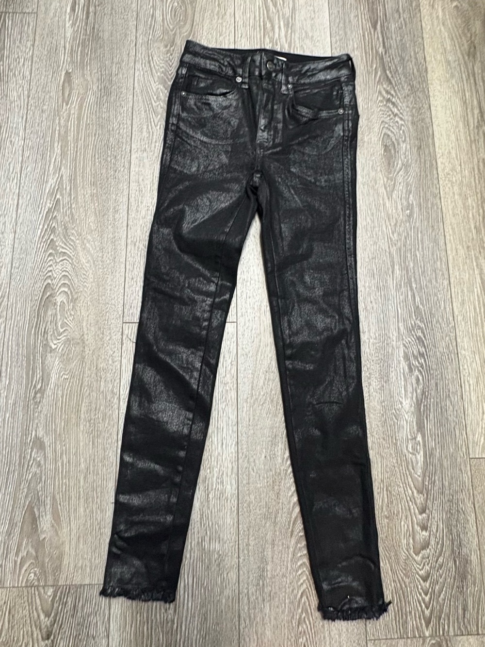We the free Black Coated very Skinny Women’s Jeans